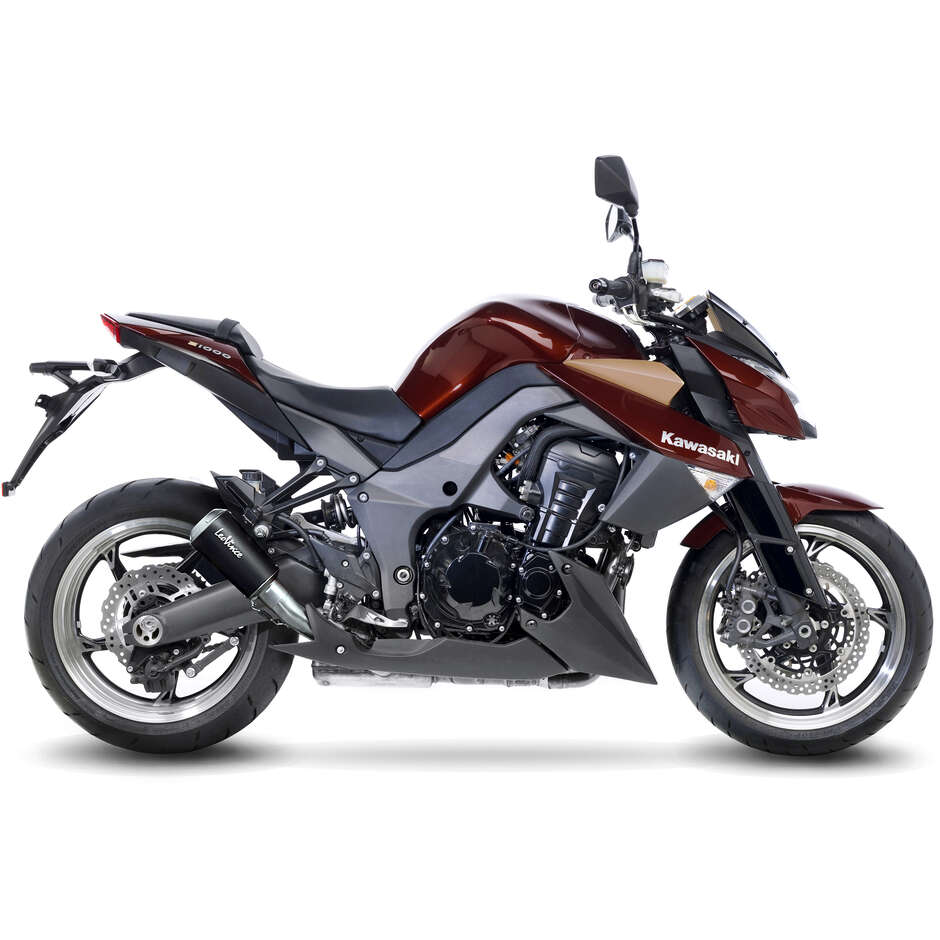 Scarico 2 Slip-On Leovince 15209BU LV-10 BLACK EDITION Specifico Per KAWASAKI Z1000 (10-20); Z1000SX (10-16)