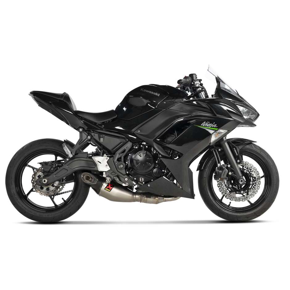 Scarico Completo Akrapovic Racing Line S-K6R14-HEGEHT/2 Per Kawasaki Z650; Ninja 650 (2023-24)