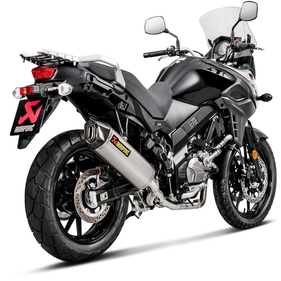Scarico Completo Akrapovic Racing Line S-S6R9-WT Specifico Per SUZUKI V-Strom (17-24)