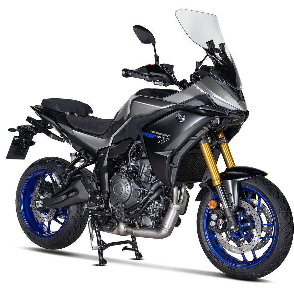 Scarico Completo Akrapovic Racing Line Street S-Y7R13-HKGKHSS Per YAMAHA MT-07 (21-26); MT-07 Y-AMT (25-26); Tracer 7/GT (21-26); Tracer 7 GT Y-AMT (25-26)
