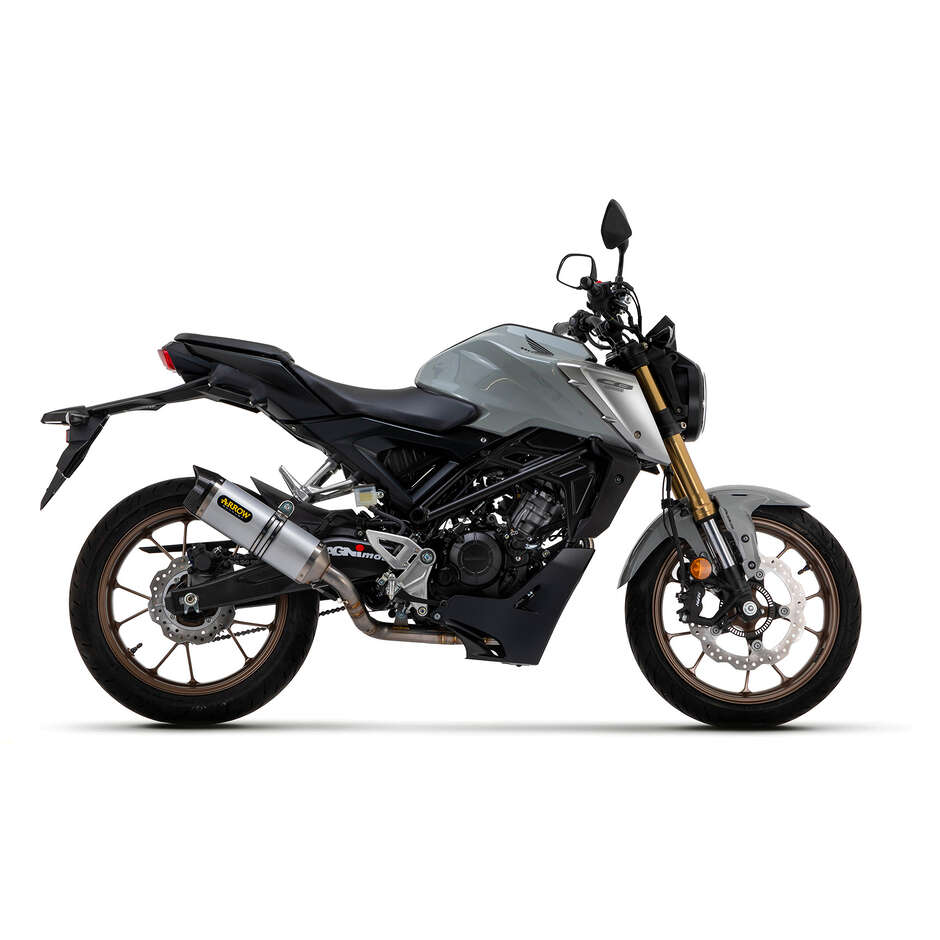 Scarico Completo Arrow con terminale Thunder in titanio Per Honda CB 125 R (21-24)