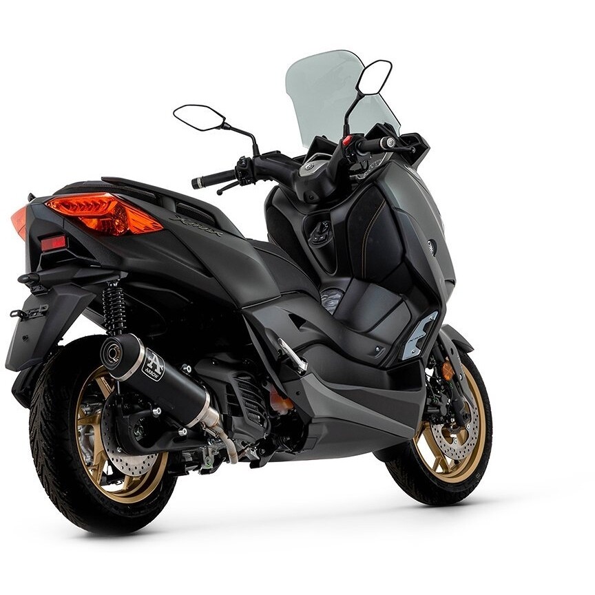 Scarico Completo Arrow Urban Alluminio Dark Fondello Dark Yamaha XMAX 125