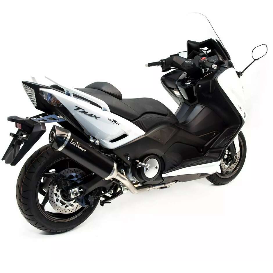 Scarico Completo Full System Leovince 14000 NERO Specifico Per YAMAHA Tmax 530 (2012-2016)