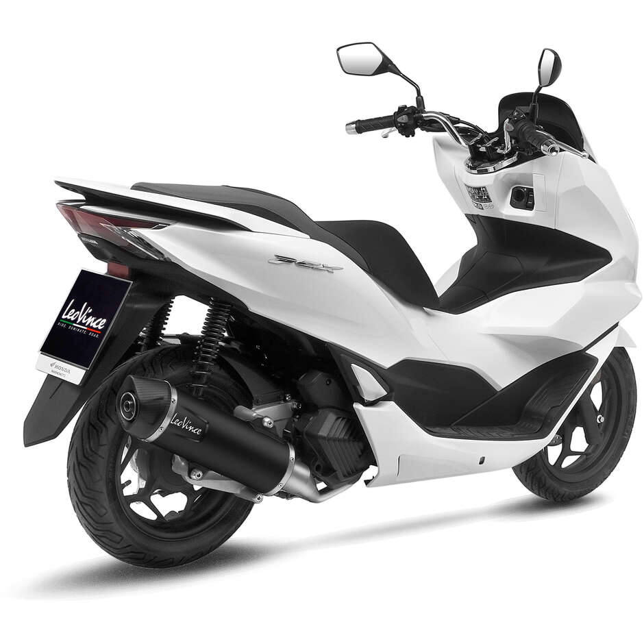 Scarico Completo Full System Leovince 14081K NERO Specifico Per HONDA PCX125 (21-24)