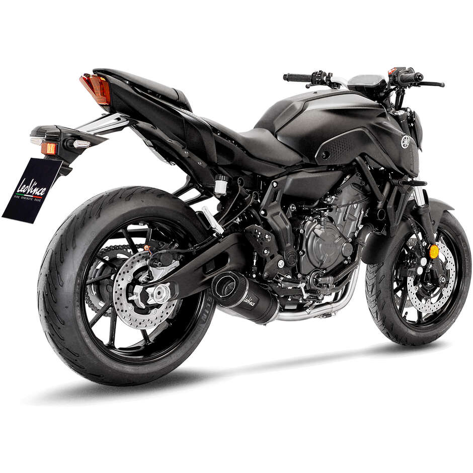 Scarico Completo Full System Leovince 14360EBU LV ONE EVO BLACK EDITION Specifico Per YAMAHA XSR 700/XTribute - YZF-R7 - MT-07 (21-24)