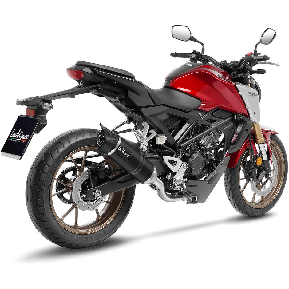 Scarico Completo Full System Leovince 14390EBK LV ONE EVO BLACK EDITION Specifico Per HONDA CBR125R Neo Sport Café (21-23)