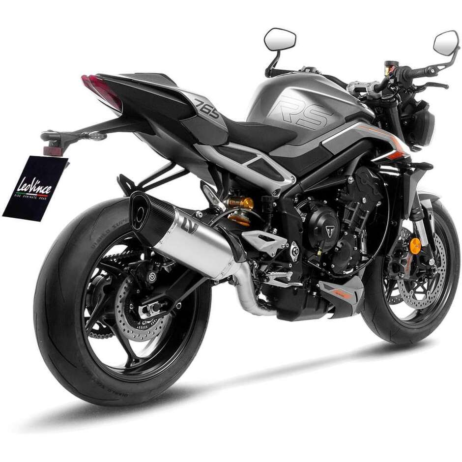 Scarico Completo Full System Leovince 15608U LV-14 R Specifico Per TRIUMPH Street Triple765 R/RS/A2 (23-24)