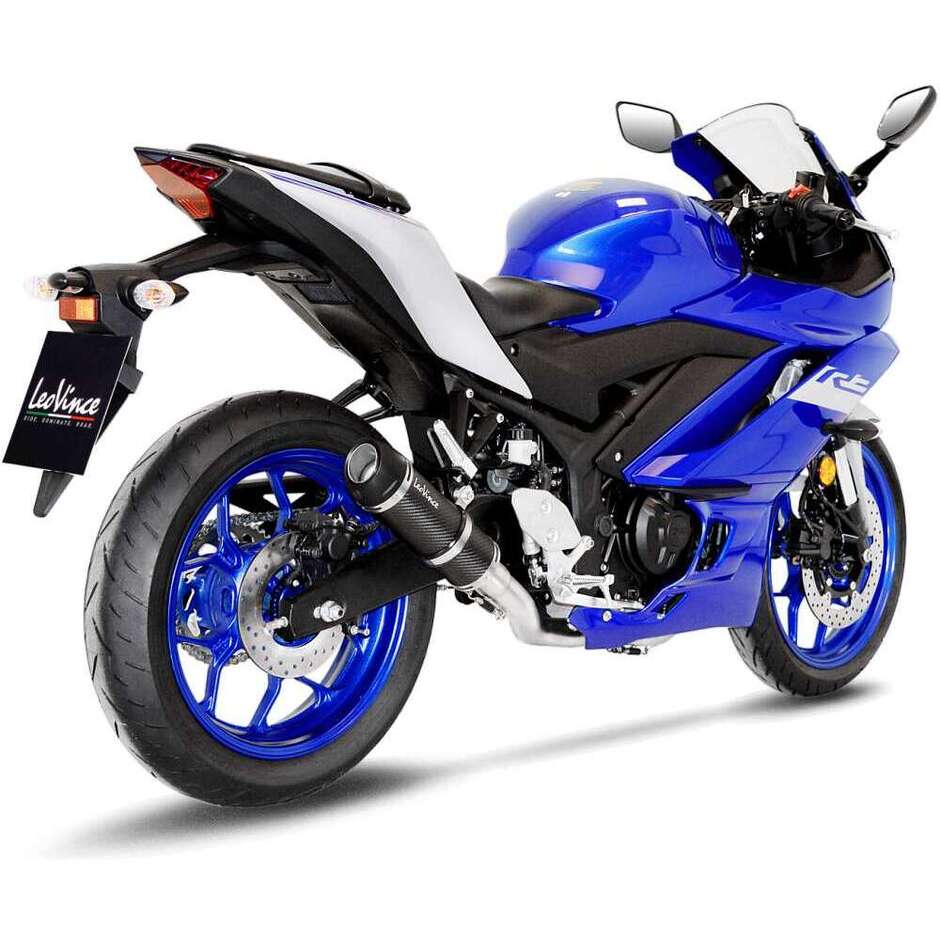Scarico Completo Full System Leovince 3380EU GP CORSA EVO Specifico Per YAMAHA MT-25 (15-18); YZF-R25 (14-18); MT-03 (16-20); YZF-R3 (15-20)