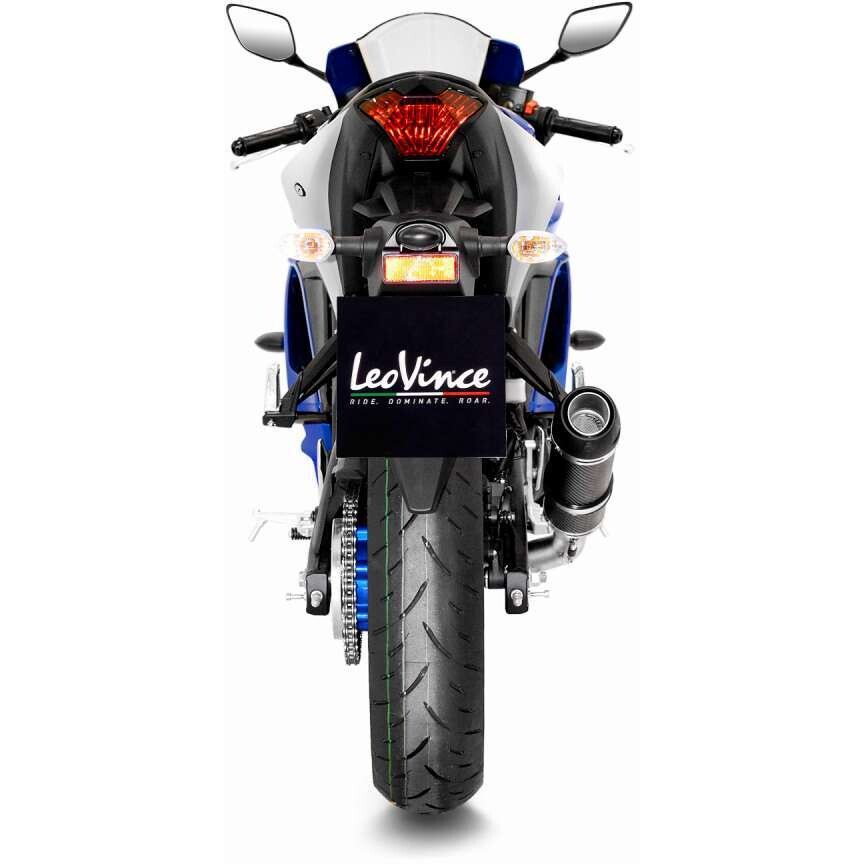 Scarico Completo Full System Leovince 3380EU GP CORSA EVO Specifico Per YAMAHA MT-25 (15-18); YZF-R25 (14-18); MT-03 (16-20); YZF-R3 (15-20)