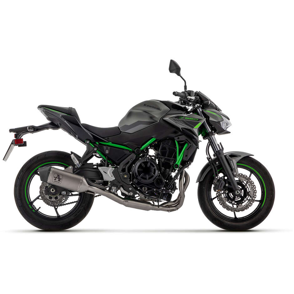 Scarico Completo Omologato con terminale Veloce in titanio Per Kawasaki NINJA 650 / Z 650 (24-25)