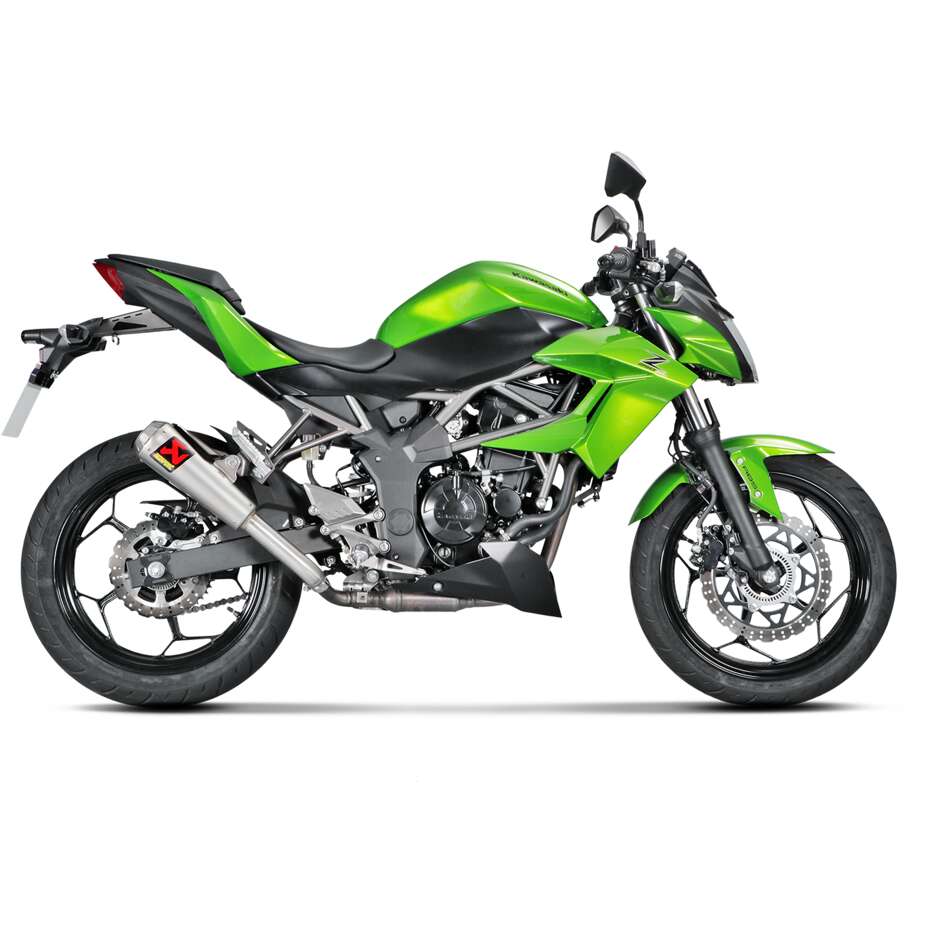 Scarico Slip-On Akrapovic S-K2SO8-CUBT Specifico Per KAWASAKI Ninja125 - Z125 (19-24); Ninja250SL - Z250SL (15-16)