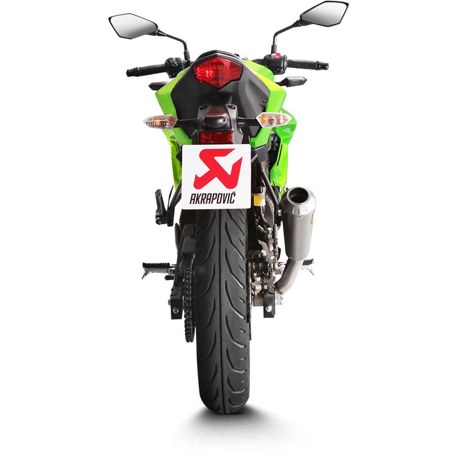 Scarico Slip-On Akrapovic S-K2SO8-CUBT Specifico Per KAWASAKI Ninja125 - Z125 (19-24); Ninja250SL - Z250SL (15-16)