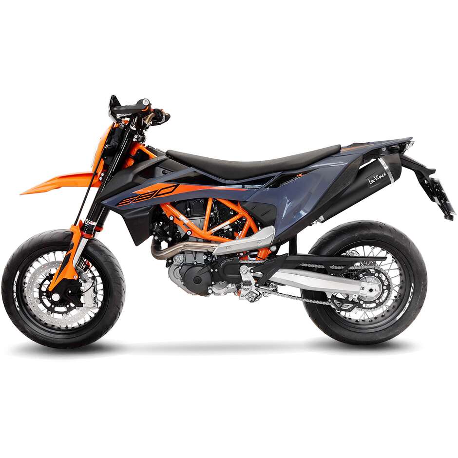 Scarico Slip-On Leovince 14072K NERO Specifico Per GAS GAS ES700 - SM700 (22-24); KTM 690 SMC R - 690 ENDURO R (19-24)