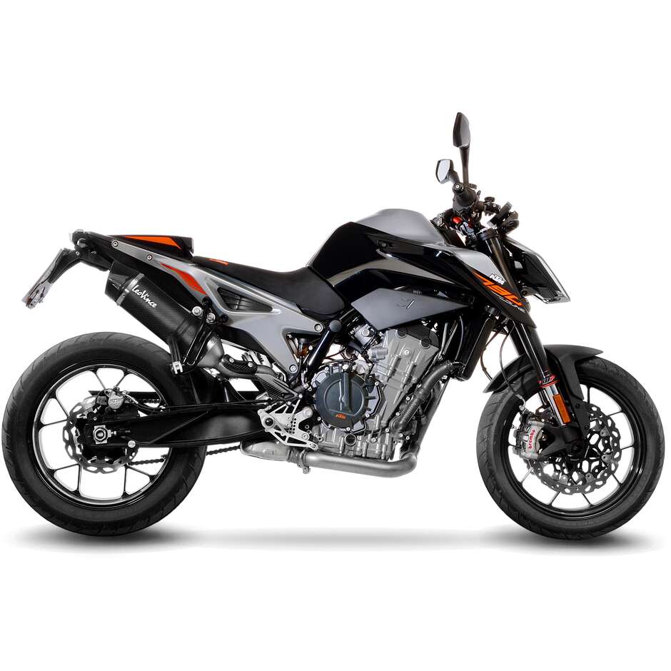 Scarico Slip-On Leovince 14254E LV ONE EVO CARBON FIBER Specifico Per KTM 790Duke/790Duke L A2 (18-20); 890Duke/L A2/R (20-23)