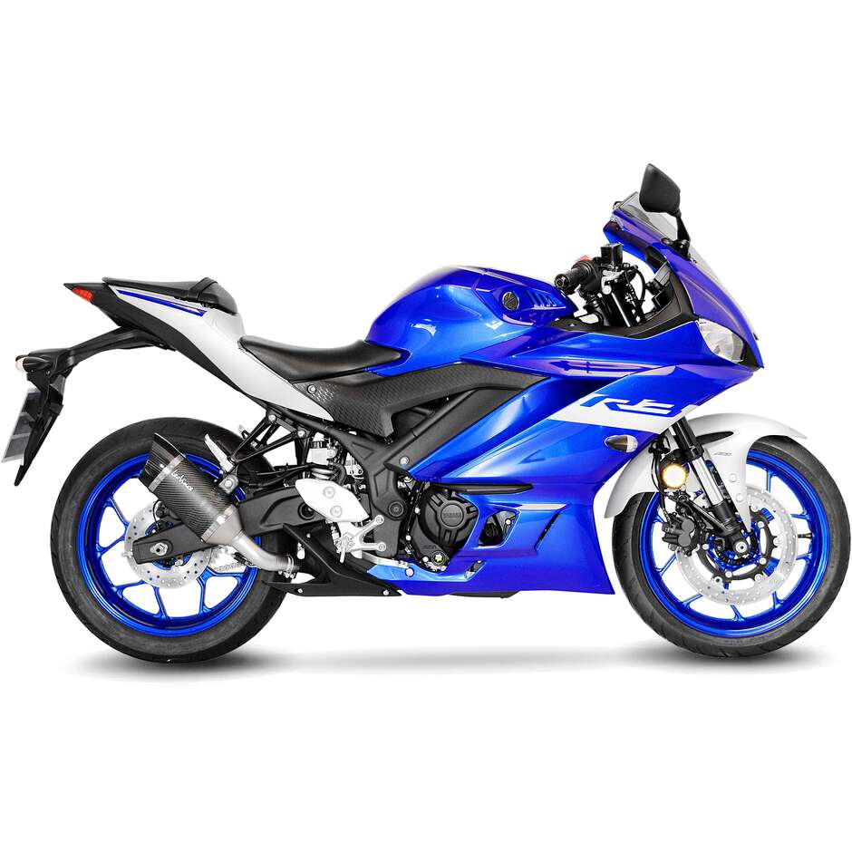Scarico Slip-On Leovince 14258E LV PRO CARBON FIBER Specifico Per YAMAHA MT-03 (18-20); MT-03 (22-23); YZF-R3 (18-20); YZF-R3 (22-23)