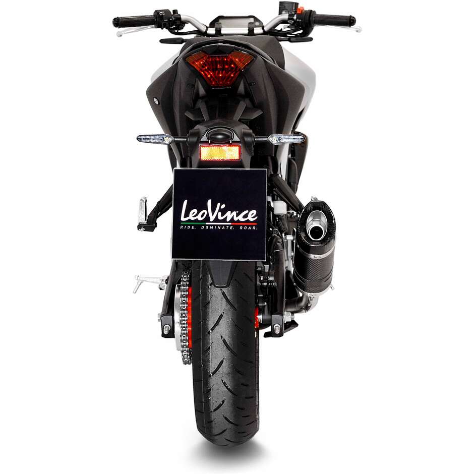 Scarico Slip-On Leovince 14258E LV PRO CARBON FIBER Specifico Per YAMAHA MT-03 (18-20); MT-03 (22-23); YZF-R3 (18-20); YZF-R3 (22-23)