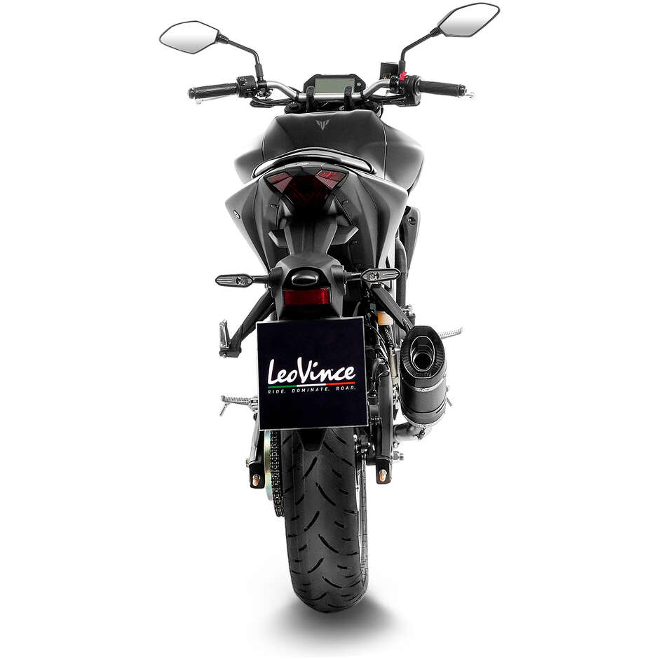 Scarico Slip-On Leovince 14258E LV PRO CARBON FIBER Specifico Per YAMAHA MT-03 (18-20); MT-03 (22-23); YZF-R3 (18-20); YZF-R3 (22-23)