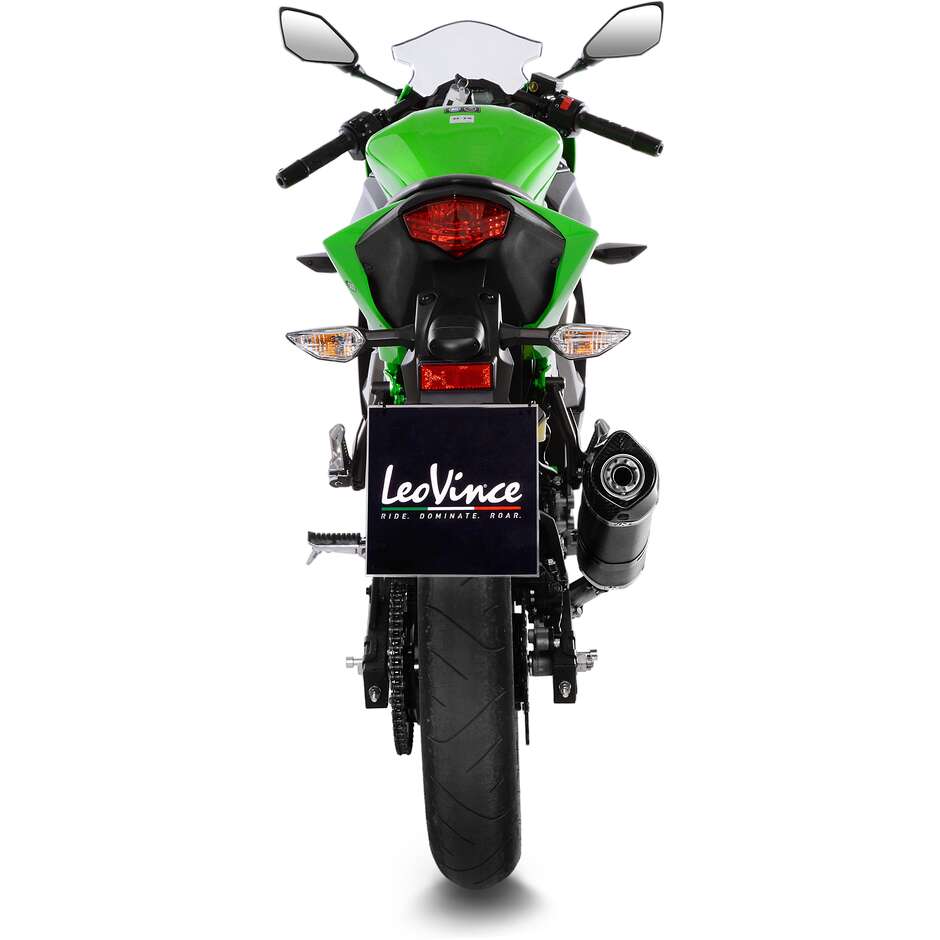 Scarico Slip-On Leovince 14294E LV ONE EVO CARBON FIBER Specifico Per KAWASAKI Ninja125 - Z125 (19-24)