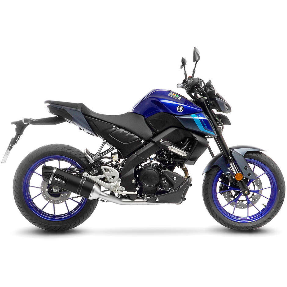 Scarico Slip-On Leovince 14456EBU LV ONE EVO Black Edition Specifico Per YAMAHA MT-125 (21-26); XSR 125 (21-26); YZF-R 125 (21-26)