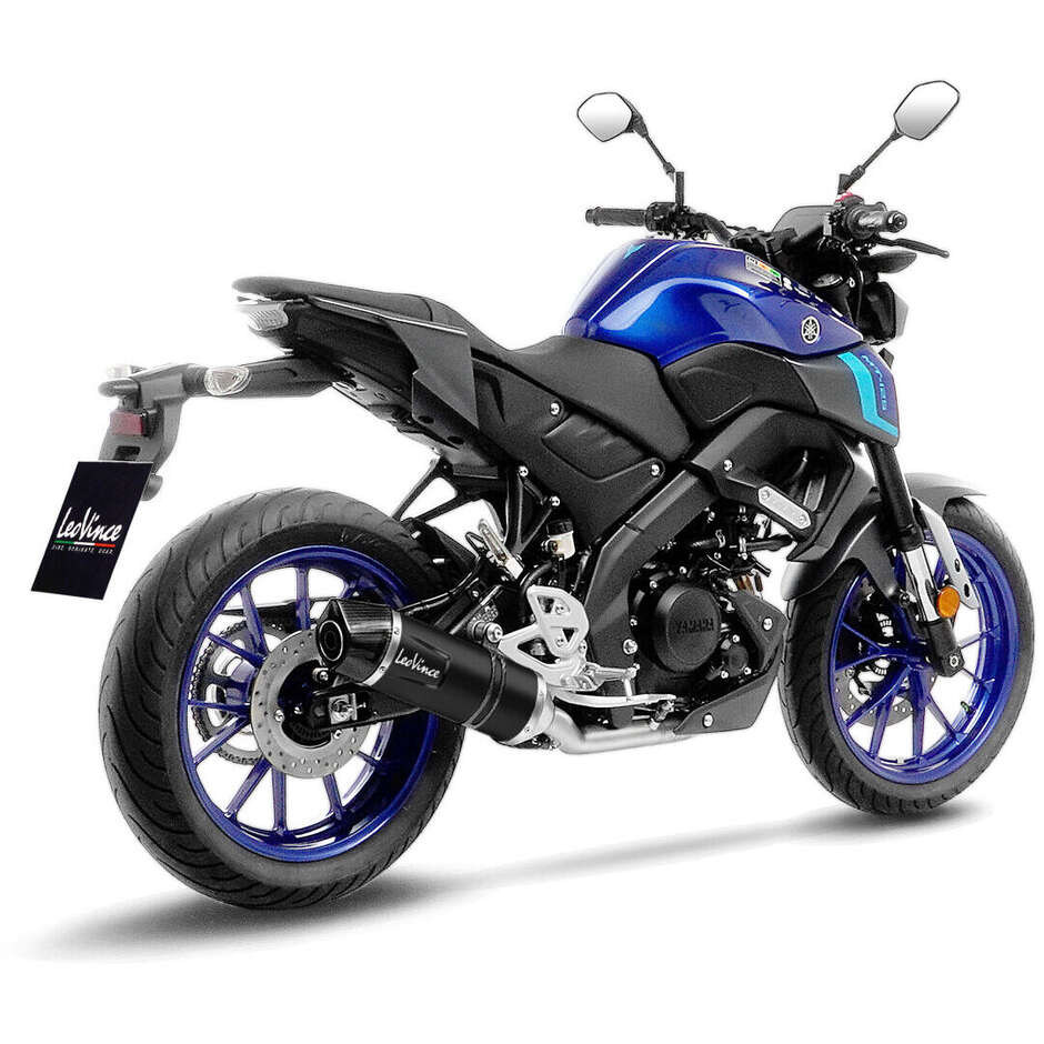 Scarico Slip-On Leovince 14456EBU LV ONE EVO Black Edition Specifico Per YAMAHA MT-125 (21-26); XSR 125 (21-26); YZF-R 125 (21-26)