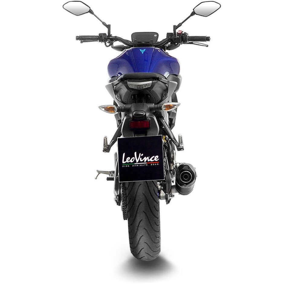 Scarico Slip-On Leovince 14456EBU LV ONE EVO Black Edition Specifico Per YAMAHA MT-125 (21-26); XSR 125 (21-26); YZF-R 125 (21-26)