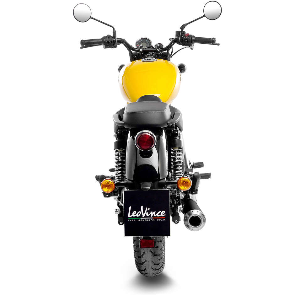 Scarico Slip-On Leovince 15008B CLASSIC RACER BLACK EDITION Specifico Per ROYAL ENFIELD Classic350 - Meteor350 (21-24)