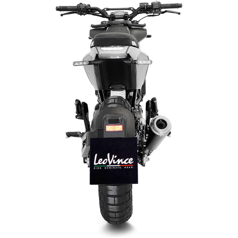 Scarico Slip-On Leovince 15126 GP ONE Specifico Per HUSQVARNA Svartpilen125/401 (21-23); Vitpilen125/401 (20-23)