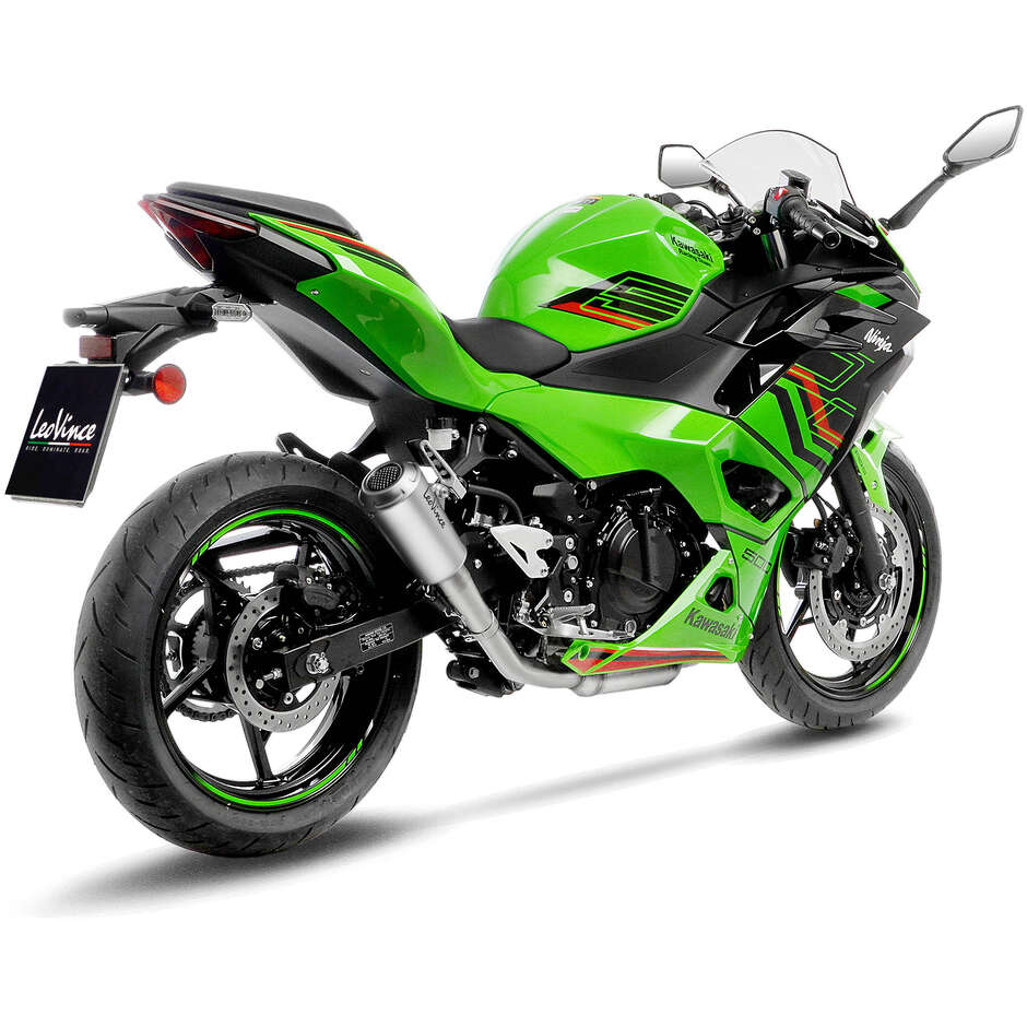 Scarico Slip-On Leovince 15218U LV-10 Specifico Per KAWASAKI Ninja500/SE - Z500/SE (24-25); Ninja400 (18-23); Z400 (19-23)