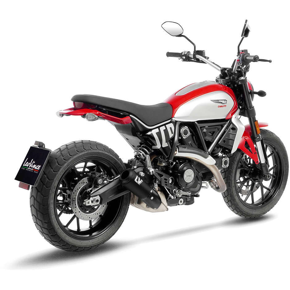 Scarico Slip-On Leovince 15266FB LV-10 FULL BLACK Specifico Per DUCATI Scrambler800 Icon/Full Throttle/Night Shift (23-24)