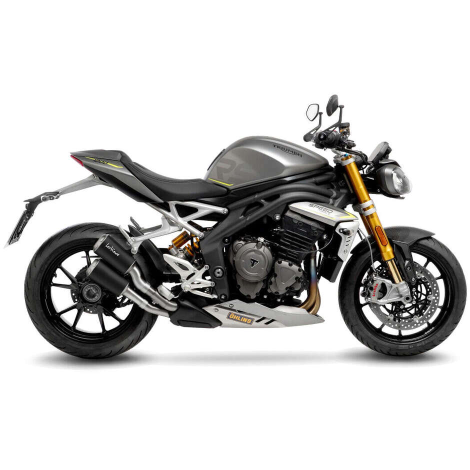 Scarico Slip-On Leovince 15271B Specifico Per TRIUMPH Street Triple 1200 RR/RS (21-24); Street Triple 1200 RR/RS/RX (25-26)