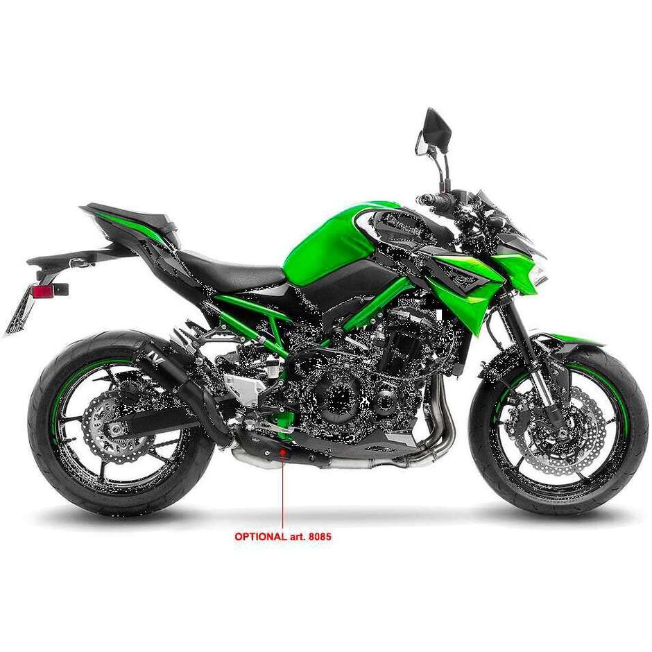 Scarico Slip-On Leovince 15404SFB LV CORSA S Full Black Per KAWASAKI Z 900 (20-24)