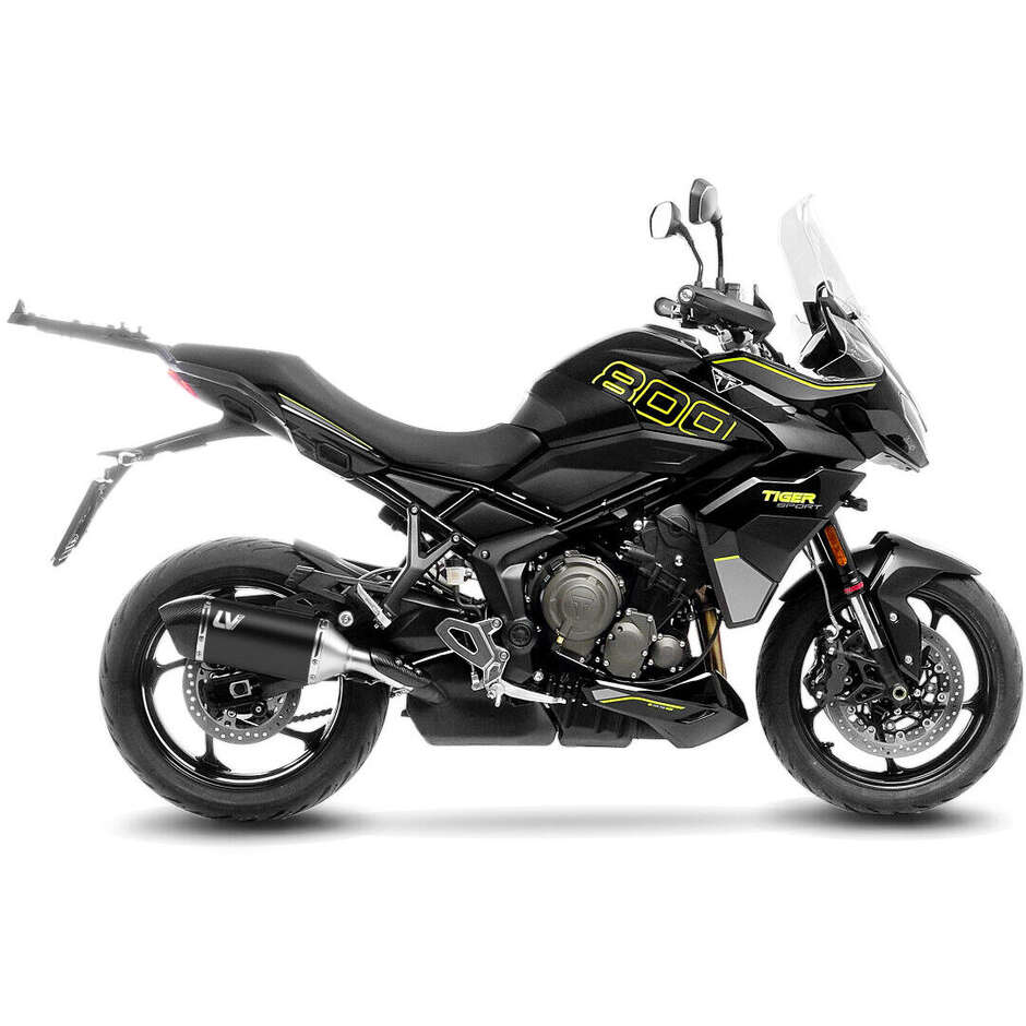 Scarico Slip-On Leovince 15627B LV-14 Black Edition Specifico Per TRIUMPH Tiger Sport 800 (24-26)