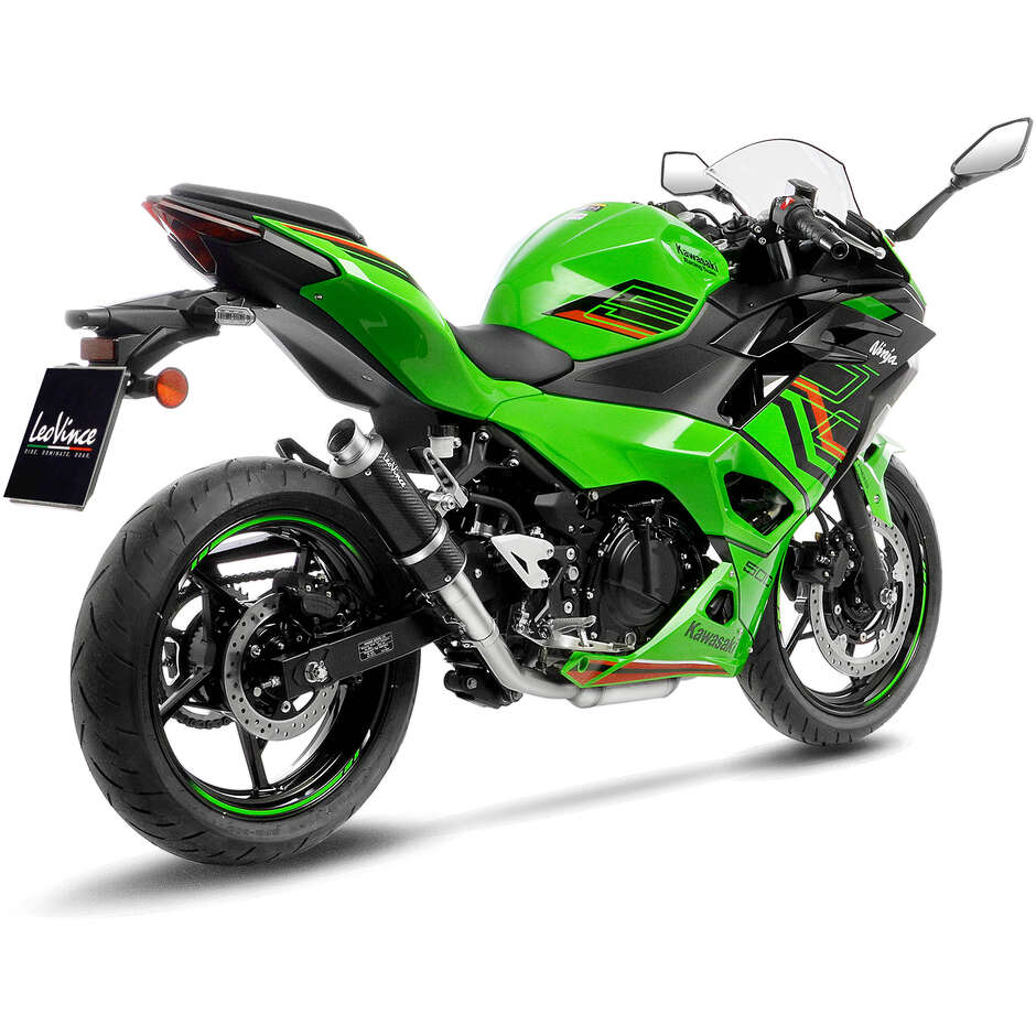 Scarico Slip-On Leovince 3389U GP CORSA Specifico Per KAWASAKI Ninja500 - Z500 (24-25); Ninja400 (18-23); Z400 (19-23)