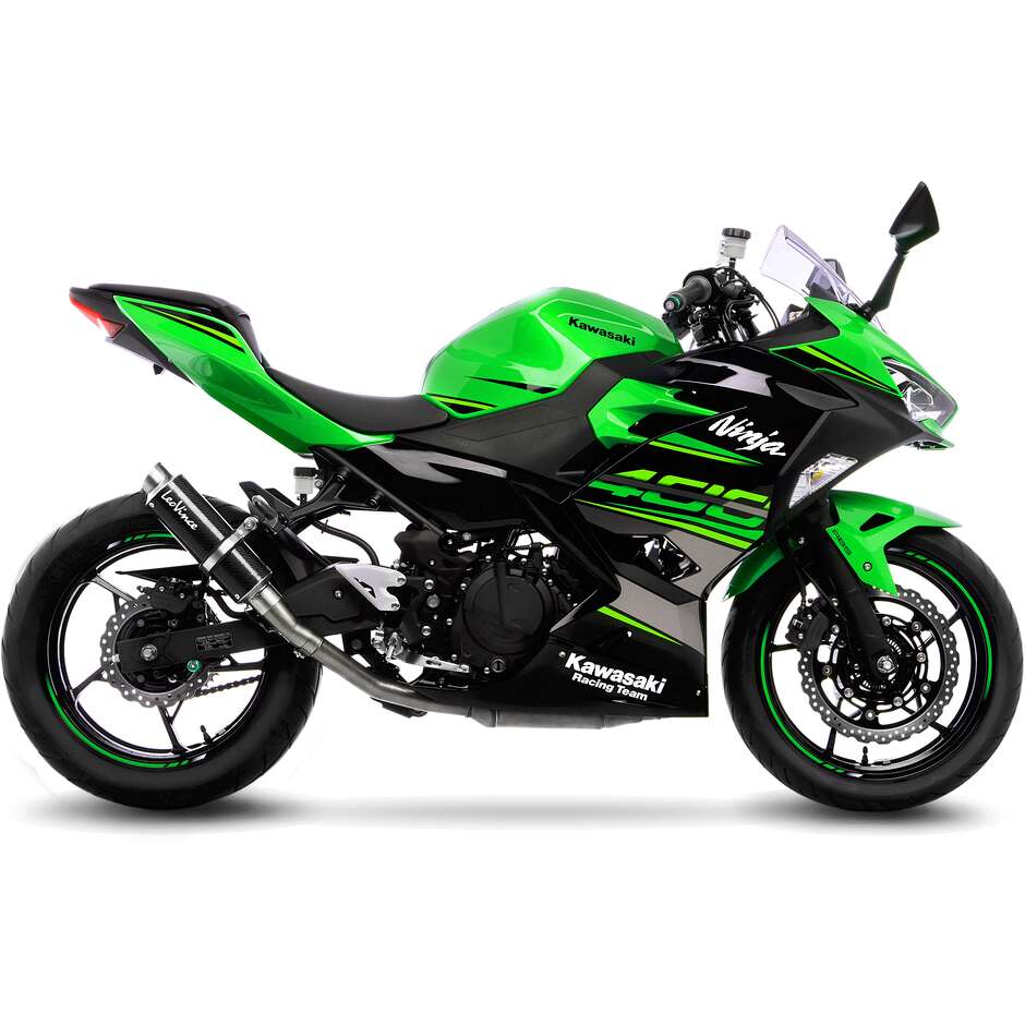 Scarico Slip-On Leovince 3389U GP CORSA Specifico Per KAWASAKI Ninja500 - Z500 (24-25); Ninja400 (18-23); Z400 (19-23)
