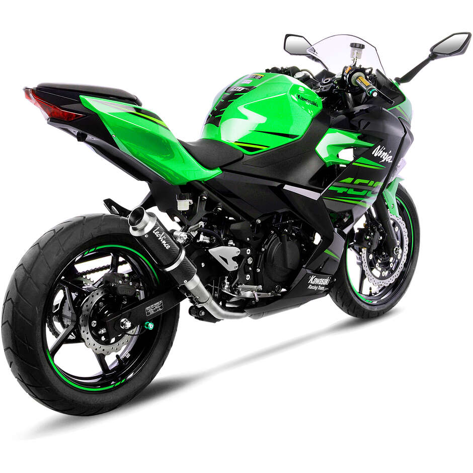Scarico Slip-On Leovince 3389U GP CORSA Specifico Per KAWASAKI Ninja500 - Z500 (24-25); Ninja400 (18-23); Z400 (19-23)