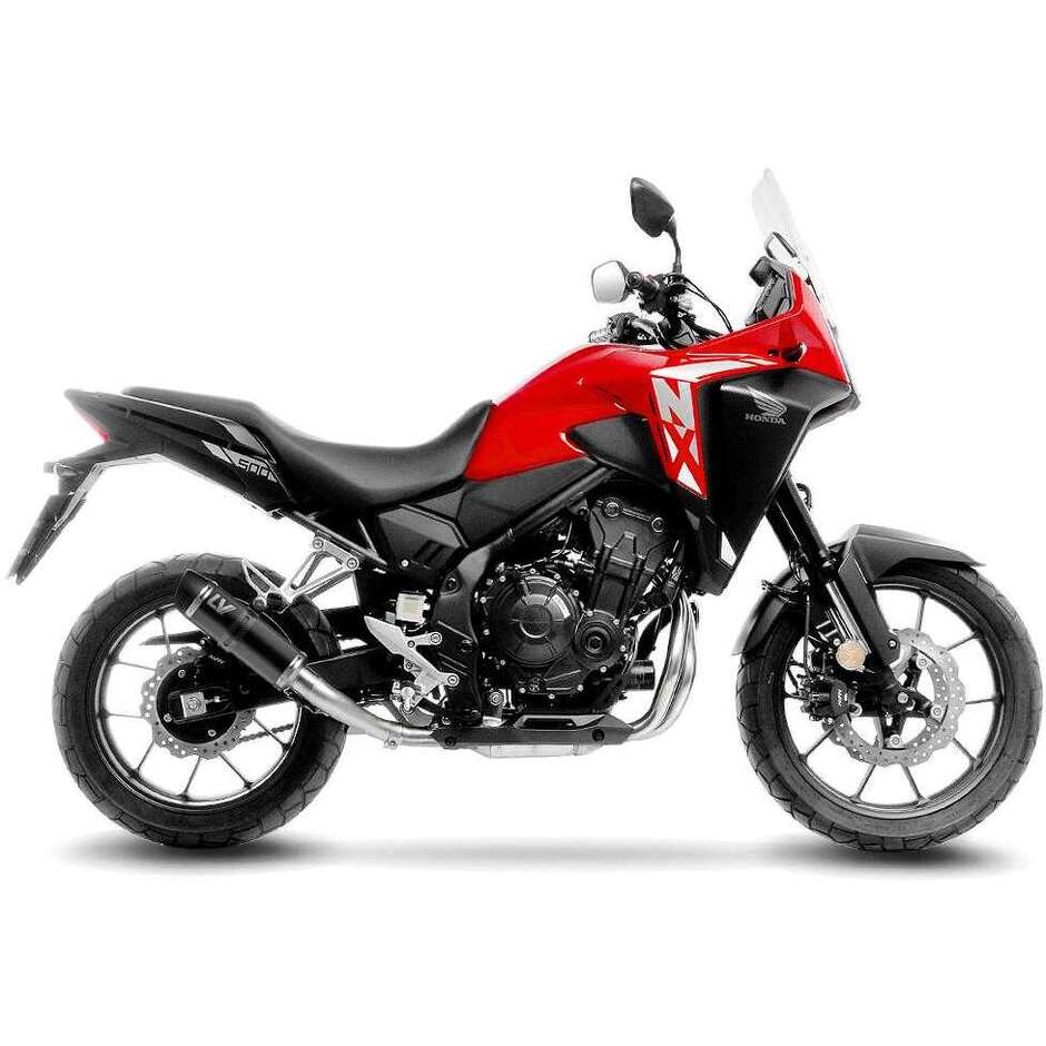 Scarico Slip-On Leovince 3395EBU GP CORSA EVO BLACK EDITION Specifico Per HONDA CB500 Hornet - NX500 (24-25); CB500X - CB500F - CBR500R (19-23)
