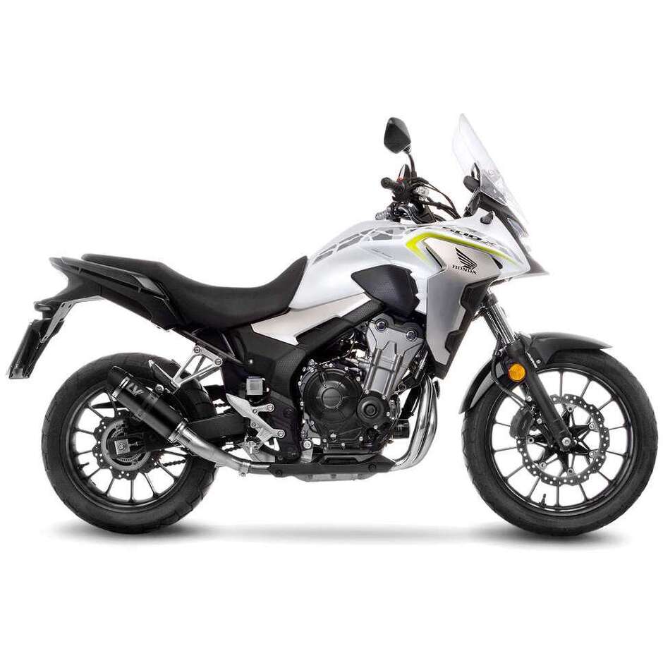 Scarico Slip-On Leovince 3395EBU GP CORSA EVO BLACK EDITION Specifico Per HONDA CB500 Hornet - NX500 (24-25); CB500X - CB500F - CBR500R (19-23)