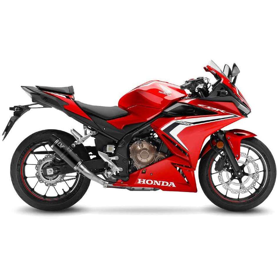 Scarico Slip-On Leovince 3395EBU GP CORSA EVO BLACK EDITION Specifico Per HONDA CB500 Hornet - NX500 (24-25); CB500X - CB500F - CBR500R (19-23)