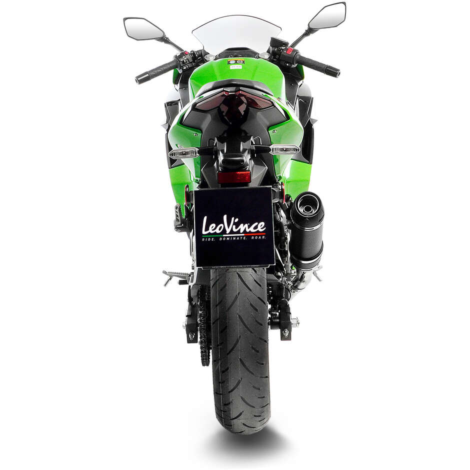Scarico Slip-On Leovince Specifico Per 3389EU GP CORSA Specifico Per KAWASAKI Ninja500 - Z500 (24-25); Ninja400 (18-23); Z400 (19-23)