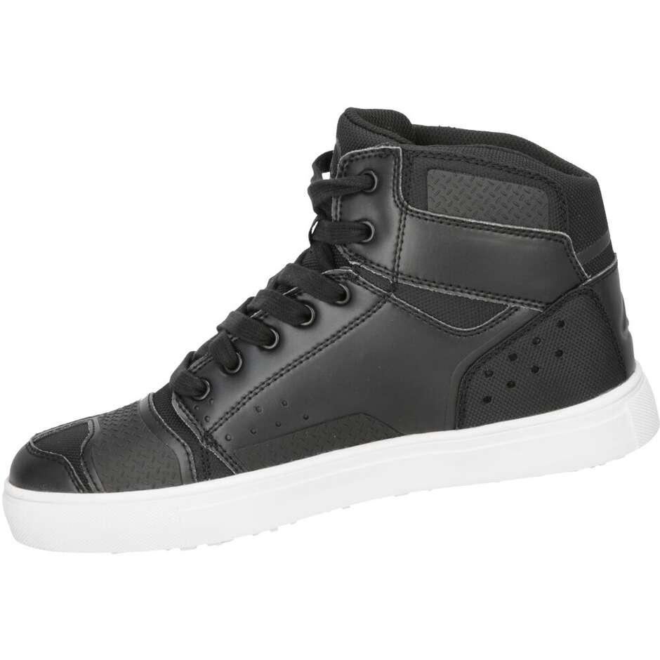 Scarpa Moto Casual CE Acerbis LOCK Nero 2 Lacci Rossi