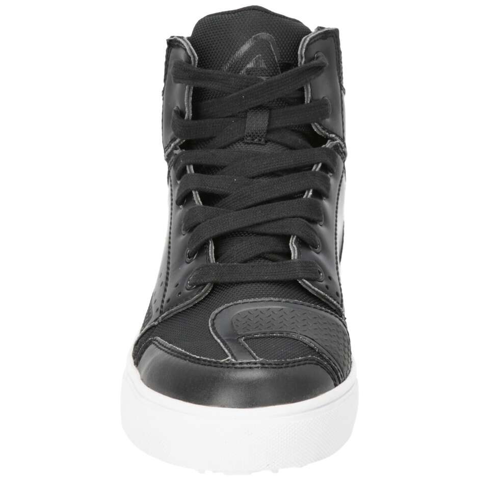 Scarpa Moto Casual CE Acerbis LOCK Nero 2 Lacci Rossi