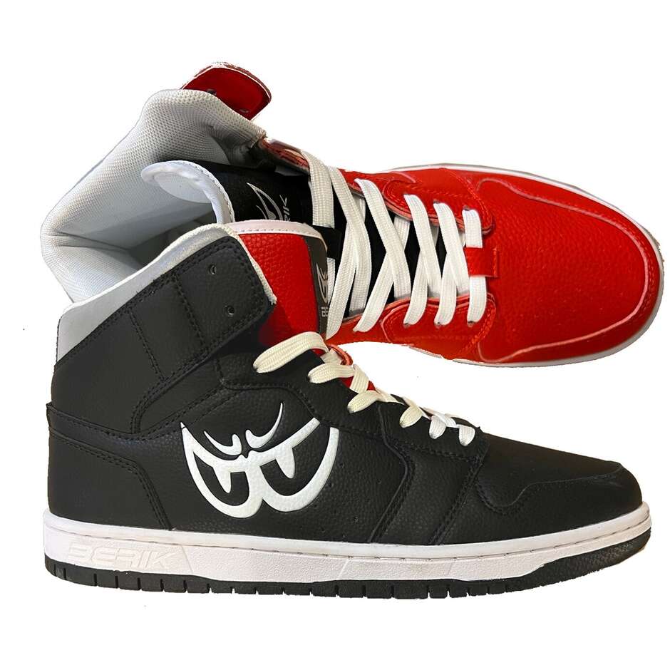 Scarpe Casual Berik J1 Bicolor Nero Rosso