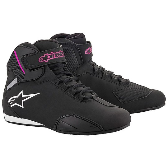 Scarpe Donna Moto STELLA SEKTOR Nero Fucsia taglia 10.5