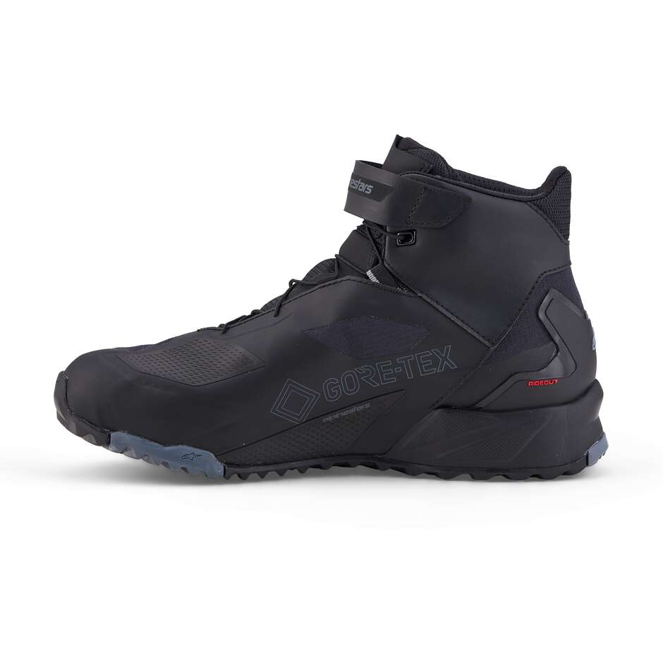 Scarpe Moto Adventure Alpinestars CR-X GORE-TEX SHOES Nero Grigio Scuro