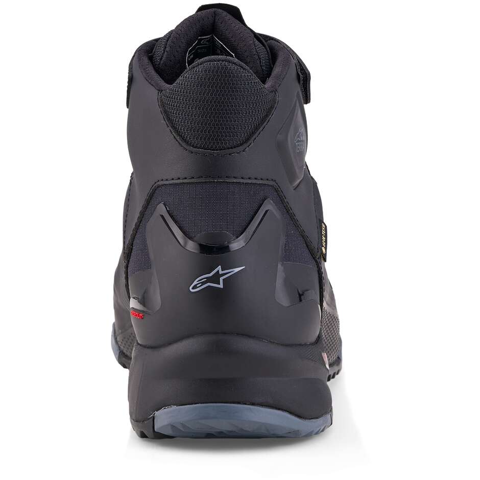 Scarpe Moto Adventure Alpinestars CR-X GORE-TEX SHOES Nero Grigio Scuro