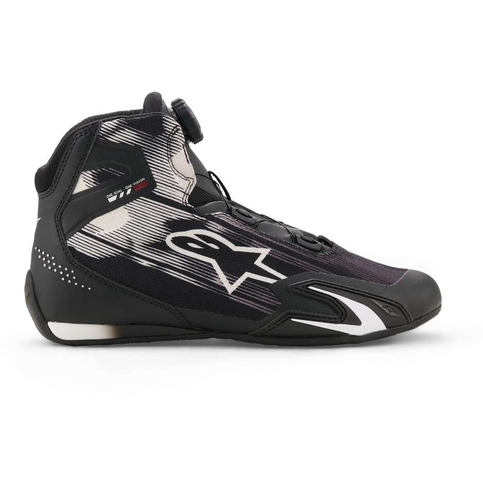 Scarpe Moto Alpinestars CELER VENTED Nero Bianco