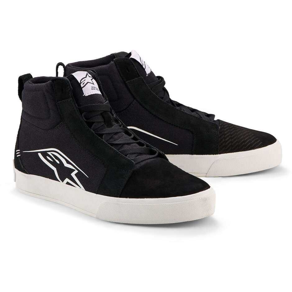 Scarpe Moto Alpinestars RIDE-63 CANVAS Nero Bianco