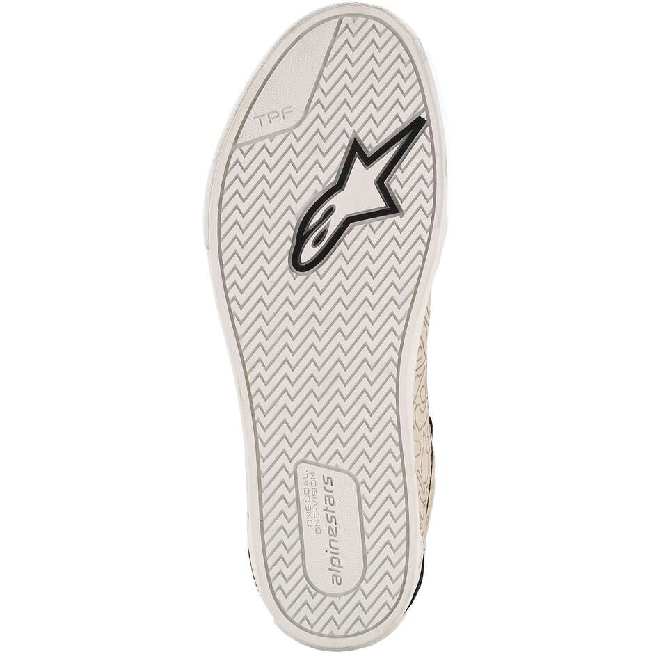 Scarpe Moto Alpinestars RIDE-63 CANVAS Nero Grigio Freddo Bianco