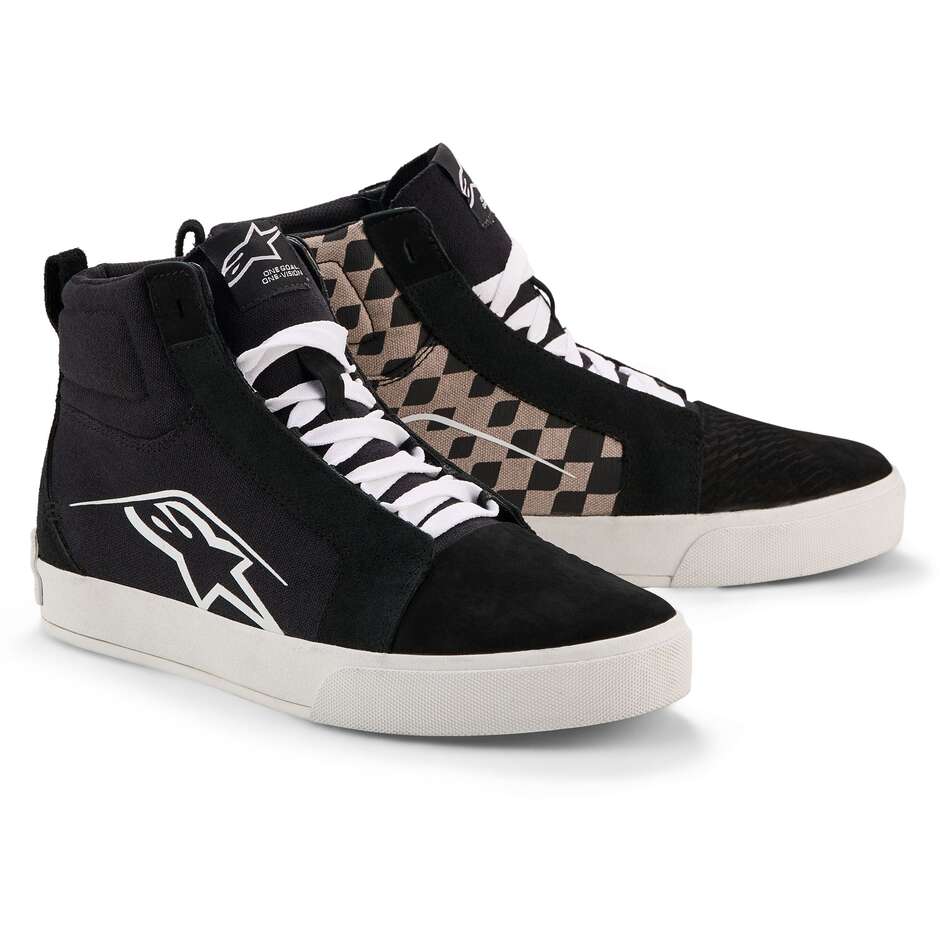 Scarpe Moto RIDE-63 CANVAS Nero Grigio Freddo Sc taglia 14