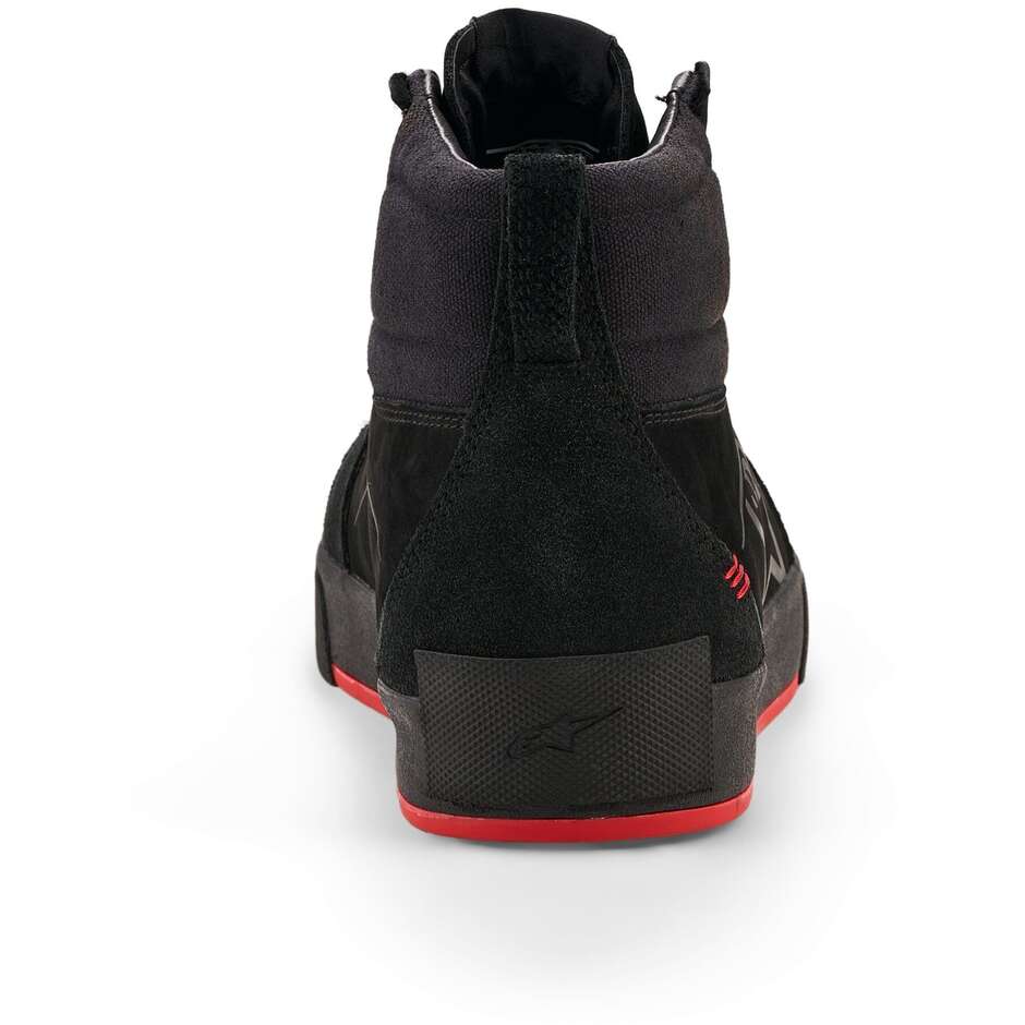 Scarpe Moto Alpinestars RIDE-63 LEATHER Nero Rosso Brillante